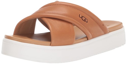 Женские сандалии UGG Zayne Crossband из коричневой кожи EUR 38,5 США 8,5