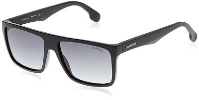 Carrera Ca5039/S Rectangular Sunglasses Black/Dark Gray Gradient 58 Millimeters