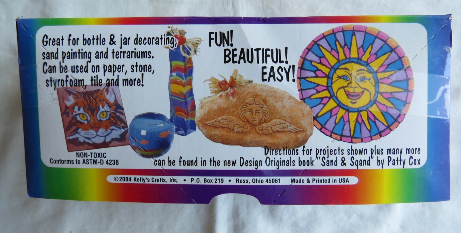 Kelly's Craft & Activity Sand 3 LBS-6 Classic Colors-Sand Art,Terrariums,Etc NEW