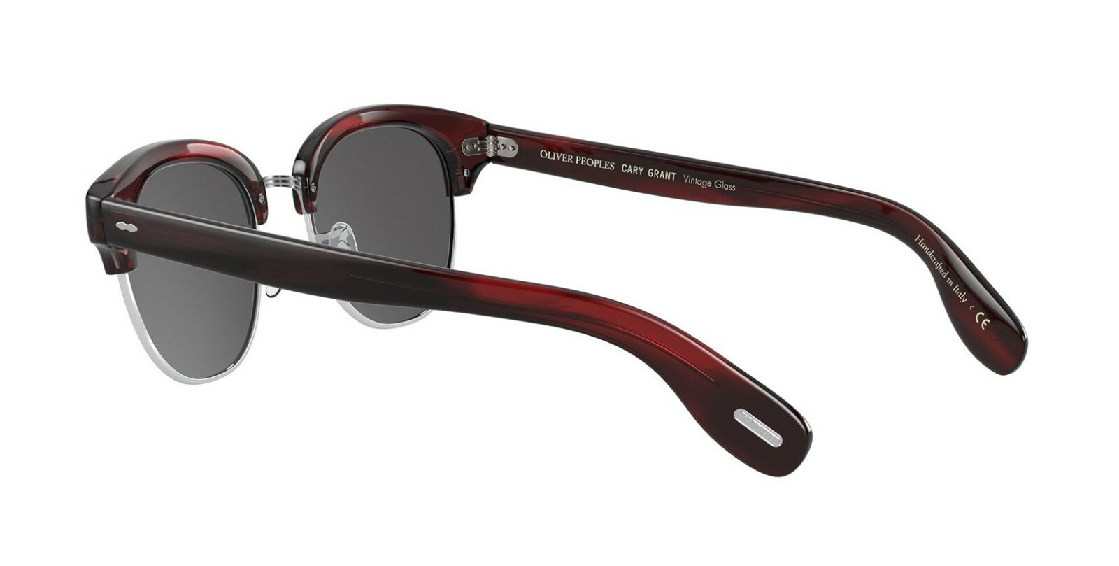 Pre-owned Oliver Peoples Cary Grant 2 Sun Ov 5436s Burgundy Bark/carbon Grey Sunglasses In Gray