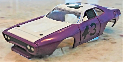 Plymouth GTX RoadRunner 43 Purple XtracTion SlotCar BODY AFX auto world