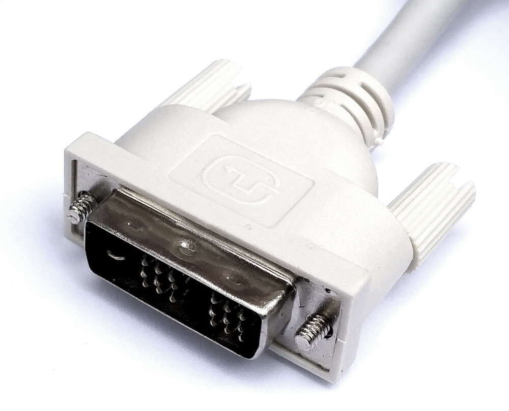 Monitorkabel digital DVI-D Single Link 18+1 Stecker 1,8m Anschluss an TFT LCD TV