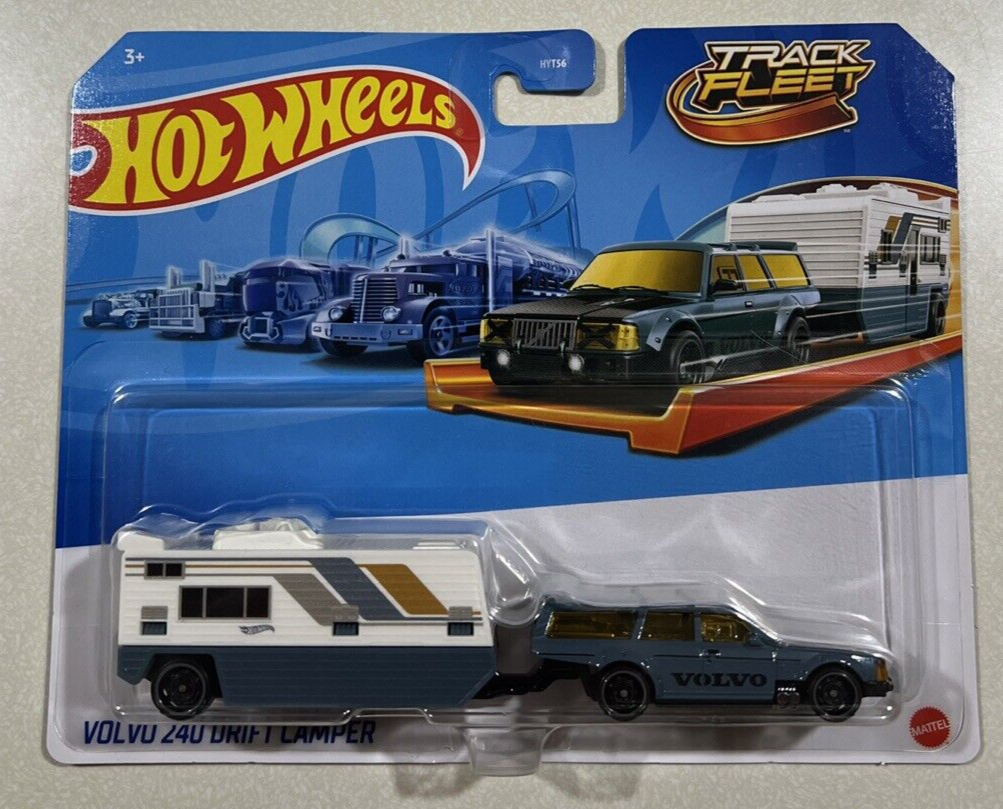 ホットウィール トラックフリート - ボルボ 240 ドリフト・キャンパー Volvo 240 Drift Camper Hot Wheels Track Fleet Unboxing🔥| Is