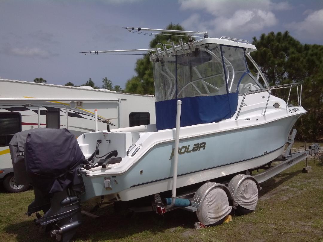 POLAR DYNASTY 2300WA Twin Yamaha 115hp 800hrs w Trailer Walkaround