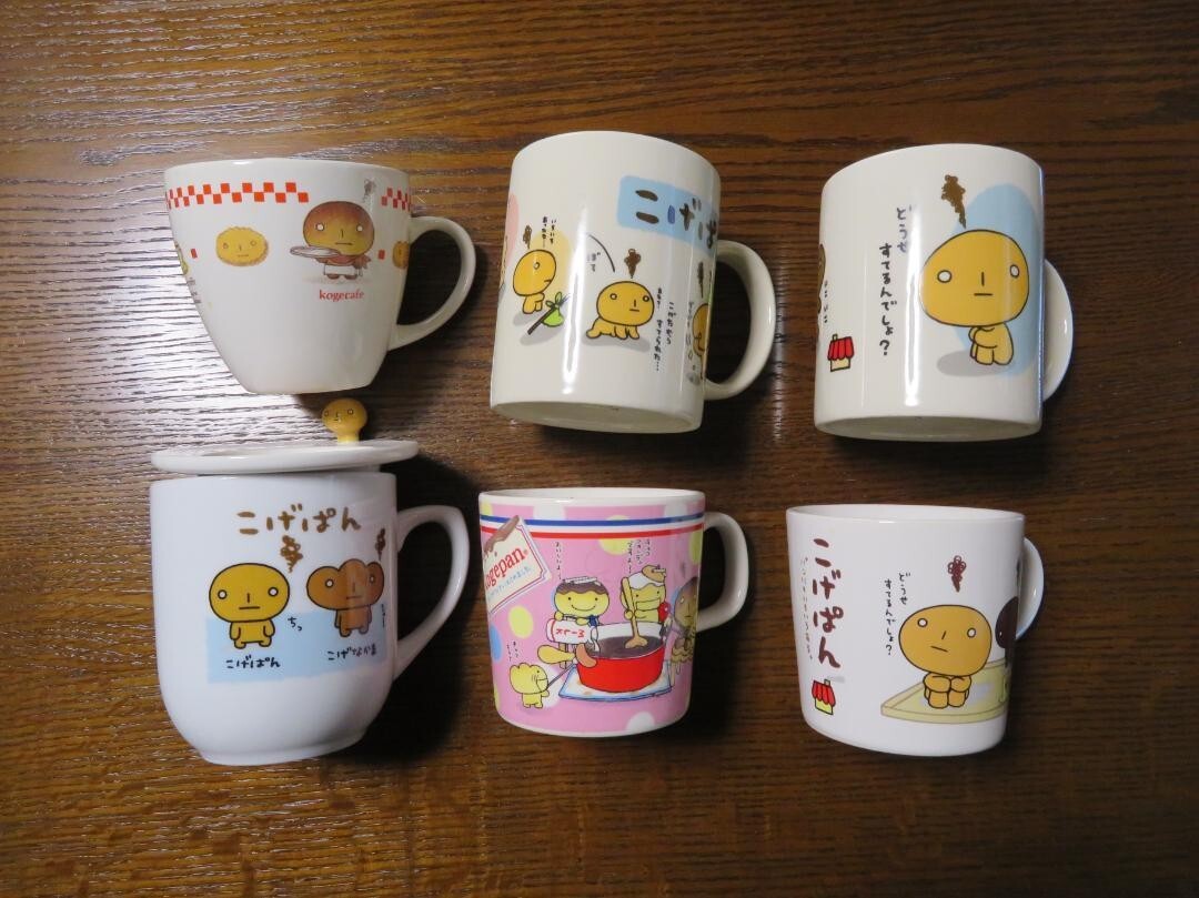 小物 Koo Kogepan Mug Cup Set of & 6 San-X Retro Y2K 2000s Rare JAPAN