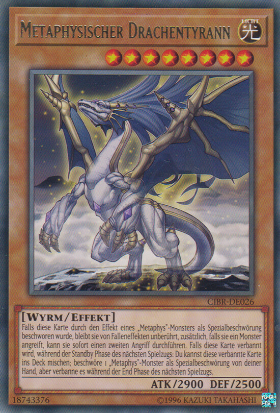 Yugioh CIBR-DE026 - Metaphysischer Drachentyrann - Unlimitiert