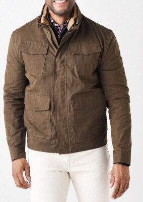 Peter Millar Collection Endless Horizon Bomber Jacket Rosemary Brown M $998 NWT