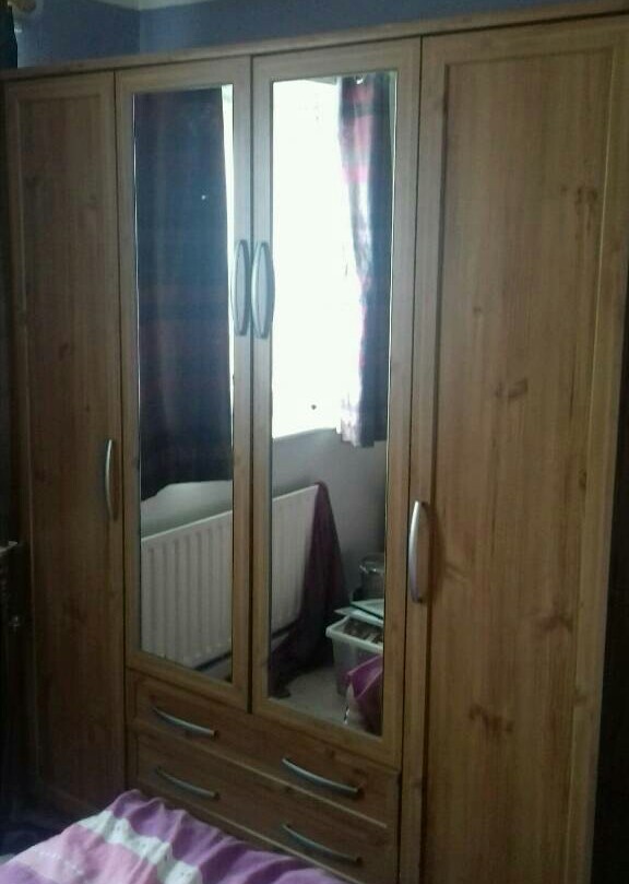 Oslo 4 Door 3 Drawer Wardrobe In Chandlers Ford Hampshire