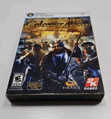 Sid Meier's Civilization IV 4: Colonization (PC Game, 2008) with Manual 