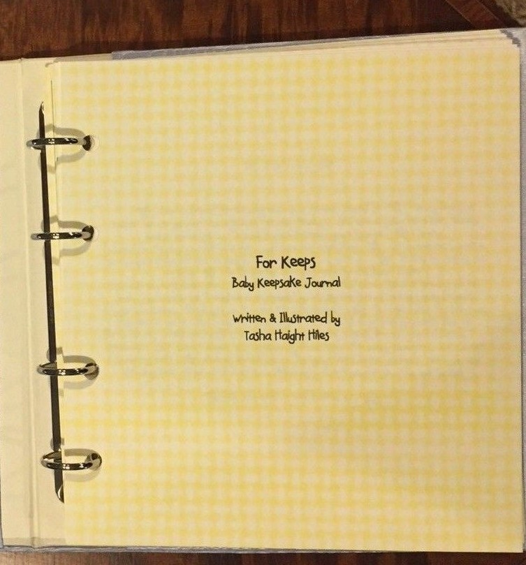 Beautiful Green Moire Satin Keepsake Baby Book 88 pgs