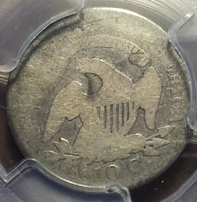 1822 Capped Bust Dime  PCGS AG3   The Key!