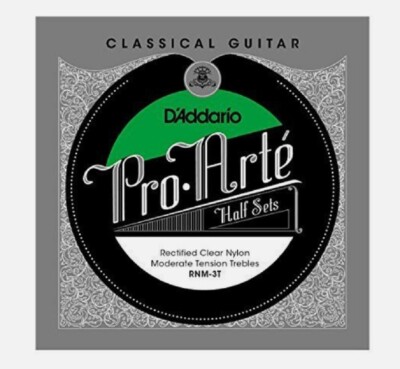 Pro-Arte Rectified Clear Nylon Classical Guitar Half Set Moderate RNM-3T