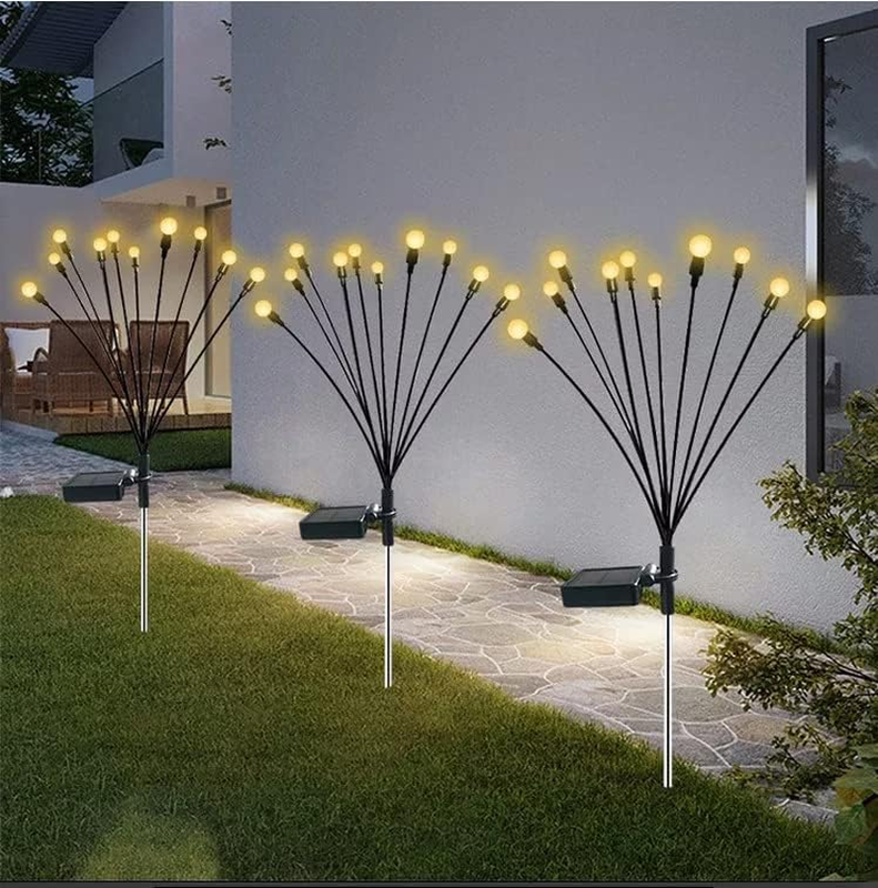 Solar Powered Firefly Outdoor Lights, Decorative Waterproof