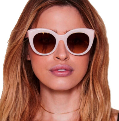 Amuse Society for D'blanc Cat Eye Sunglasses NWT Pink Gray Lens Retro Insp. NWT