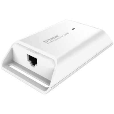 D-Link port, Poe Injecor, DPE-301GI, 1000BASE-T Gigabit Ethernet, 1 Port, White