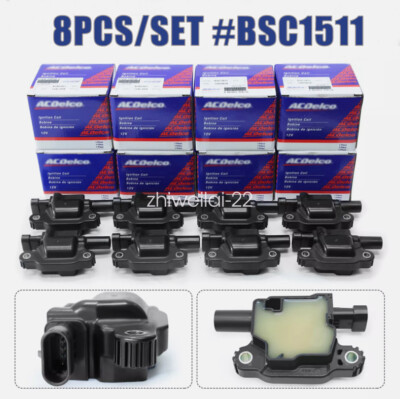 Genuine 8PCS Ignition Coils For 05-20 Chevrolet UF413 12570616 BSC1511 12611424