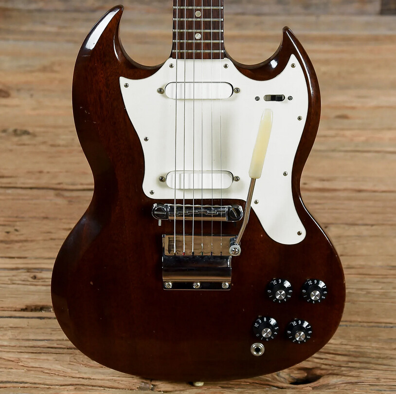 White Pickguard for Gibson SG Melody Maker D 2 Pickup Later