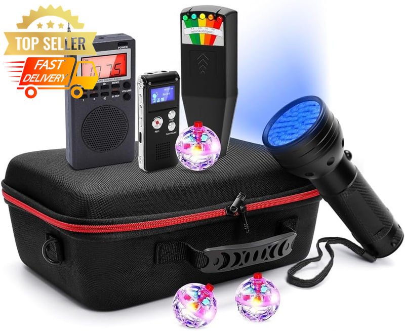 Ghost Hunting Kit, 8 Pcs EMF Meter & Equipment Bundle for Beginners