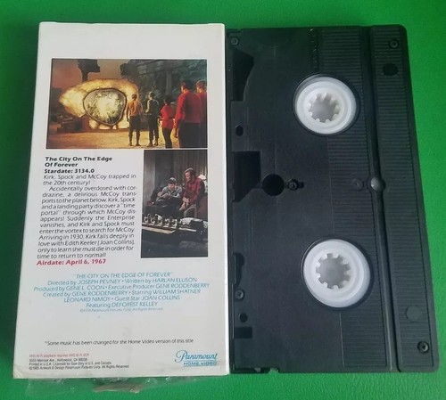 Star Trek: The City On The Edge Of Forever VHS Episode 28 Spock Kirk Nimoy Shat