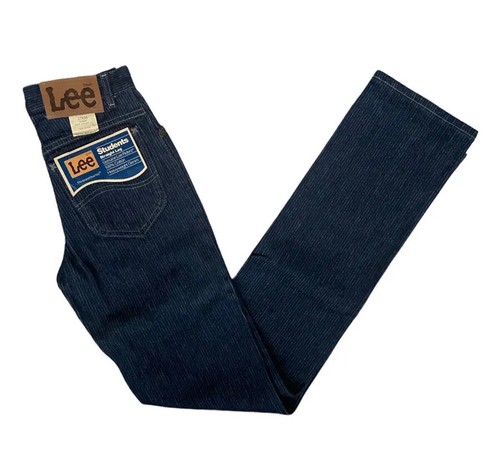 vintage lee railroad stripe jeans straight leg size 27x34