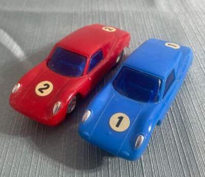 1970'S TYCO 914/4 RACE CAR SET FEATURING TWO CARS 1:43 SCALE NEVER BEEN RUN