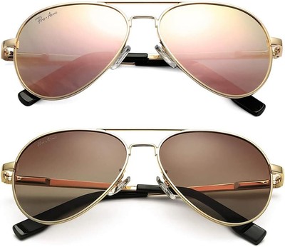 Pro Acme Small Polarized Aviator Sunglasses for Adult Small Face and Junior,52mm