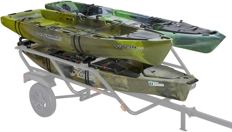 , Bigcatch Kayak Fishing Boat Saddles for Roof Racks and Trailers