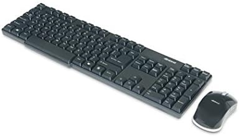 2.4Ghz Wireless Optical Mouse/Keyboard Combo for PC, Laptop, and Desktop