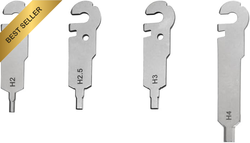 FLEX FT06 - Build Your Own Multitool Implements Tools Accessories Set (Hex Wrenc