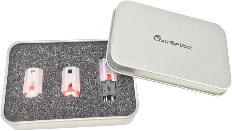 Turntable Record Player Cartridge Replacement, with 3Pcs Ceramic Needle Stylus f