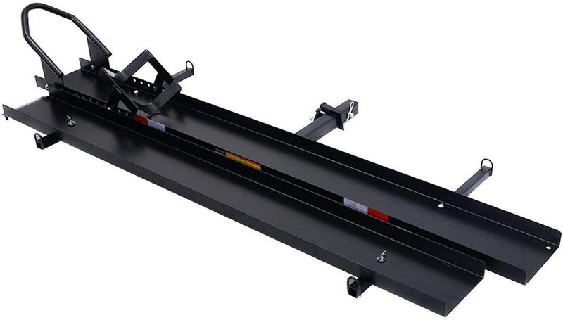 Goplus 600 LBS Motorcycle Carrier, Hitch Mount Dirt Bike Rack with Loading Ramp,