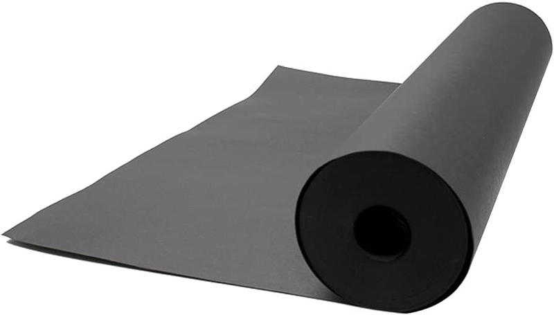 Kraft Black Wrapping Paper Roll - 17.75 Inch x 200 Feet - 100% Recyclable Craft