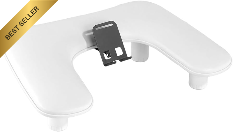 U Shaped Nail Arm Rest with Phone Holder, Manicure Nail Hand Pillow Cushion, Non