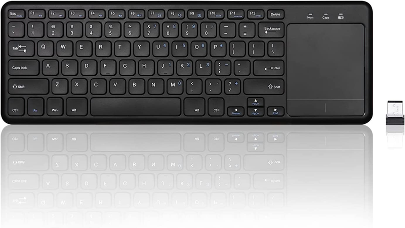 Perixx PERIBOARD-716 Wireless Keyboard with Touchpad, Support Multiple Devices C