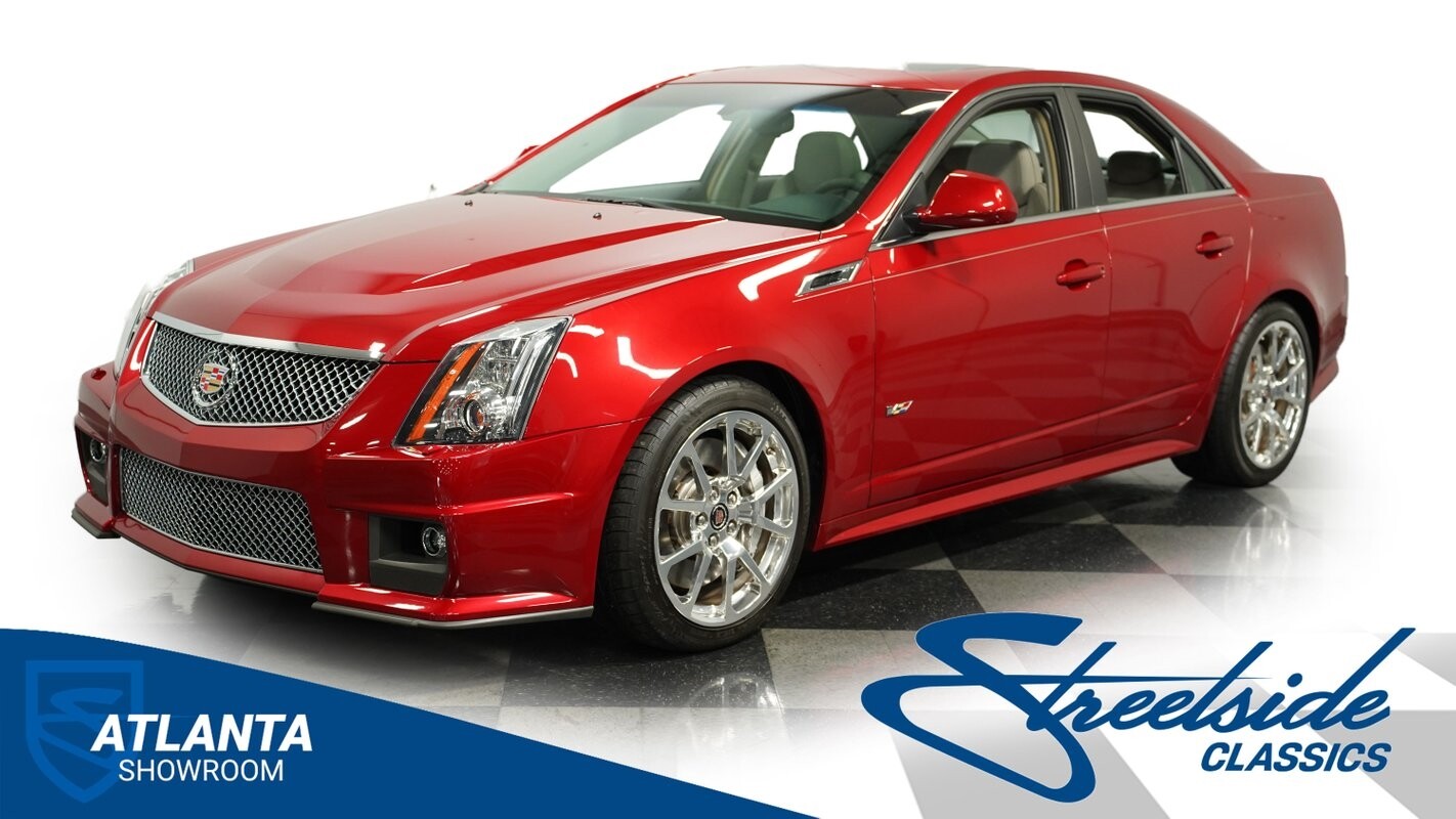 classic vintage chrome caddy cts v 6.2 liter supercharged v8 auto transmission