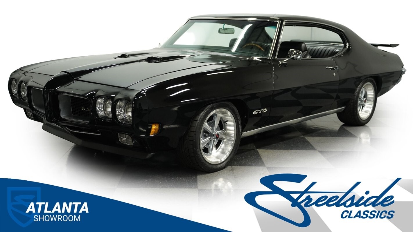 classic vintage chrome gto 400 v8 manual transmission black