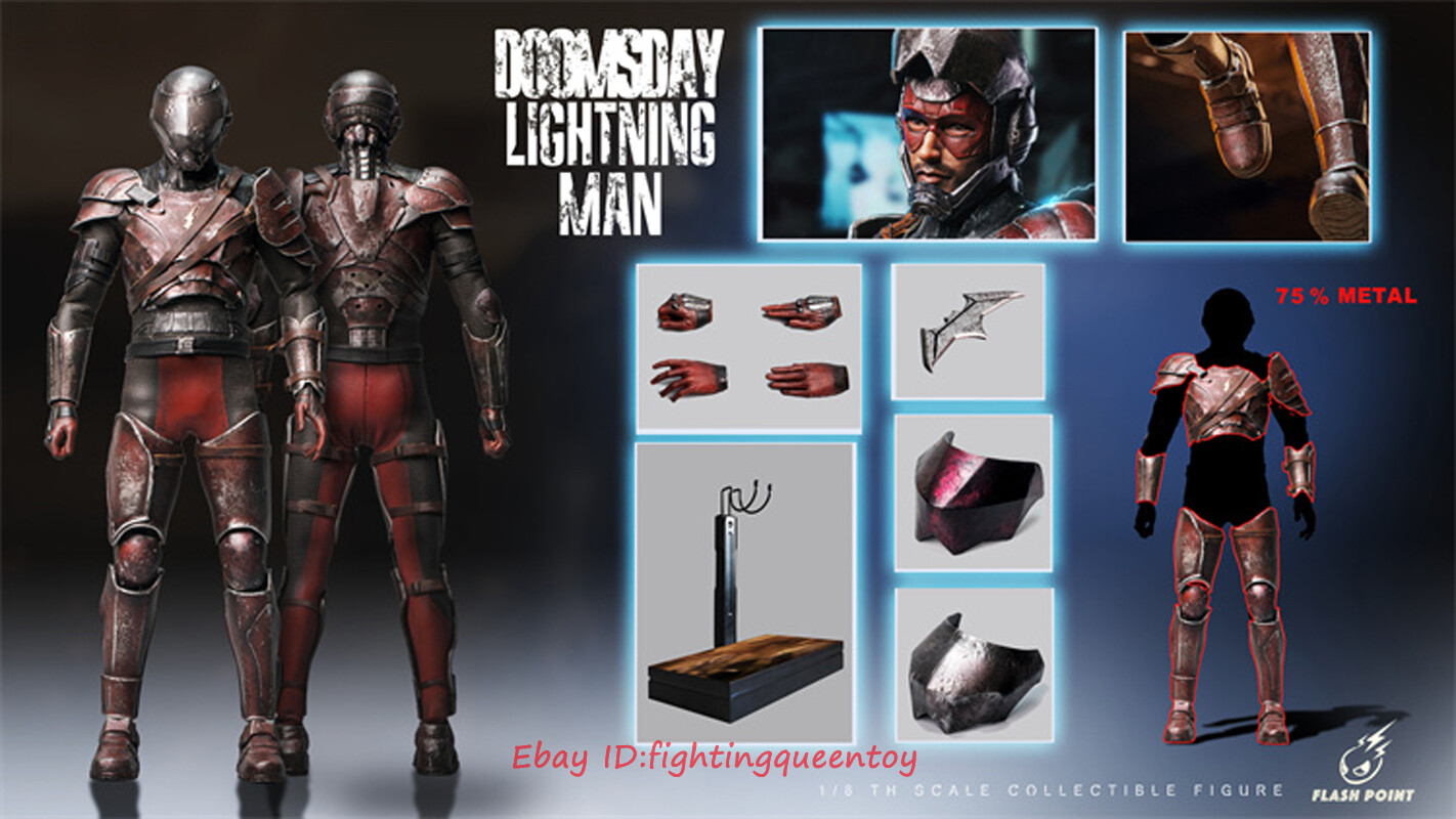 アメコミ Flash Point 1/6 Doomsday Lightning Man Flashpoint Studio FP-22166 Doomsday Lightning Man The Flash
