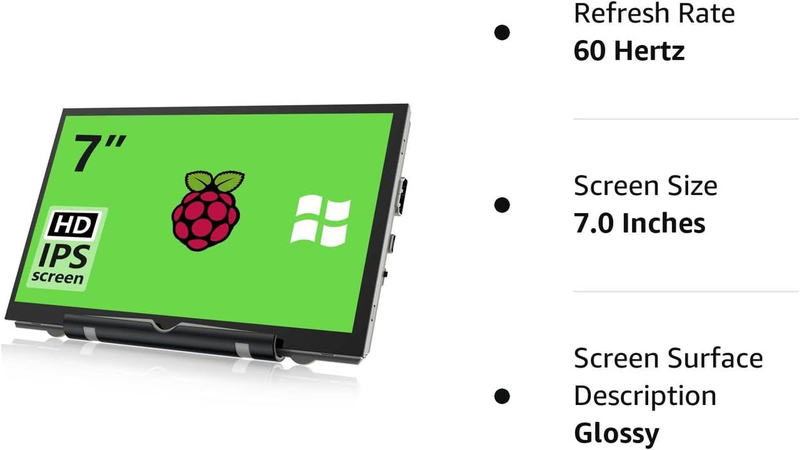 Screen 7 Inch | Upgraded Raspberry Pi
