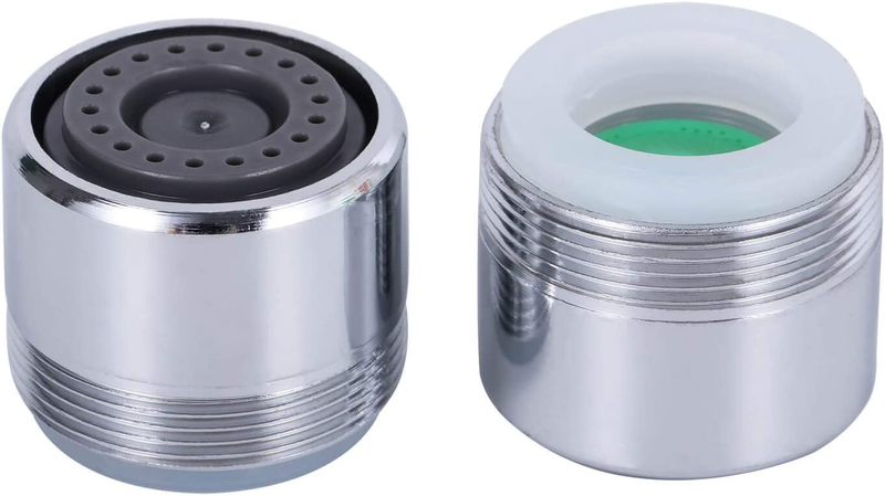 Chrome 2 Pack 2.2 GPM Sink Faucet Aerator Dual Thread, Regular/Standard Size
