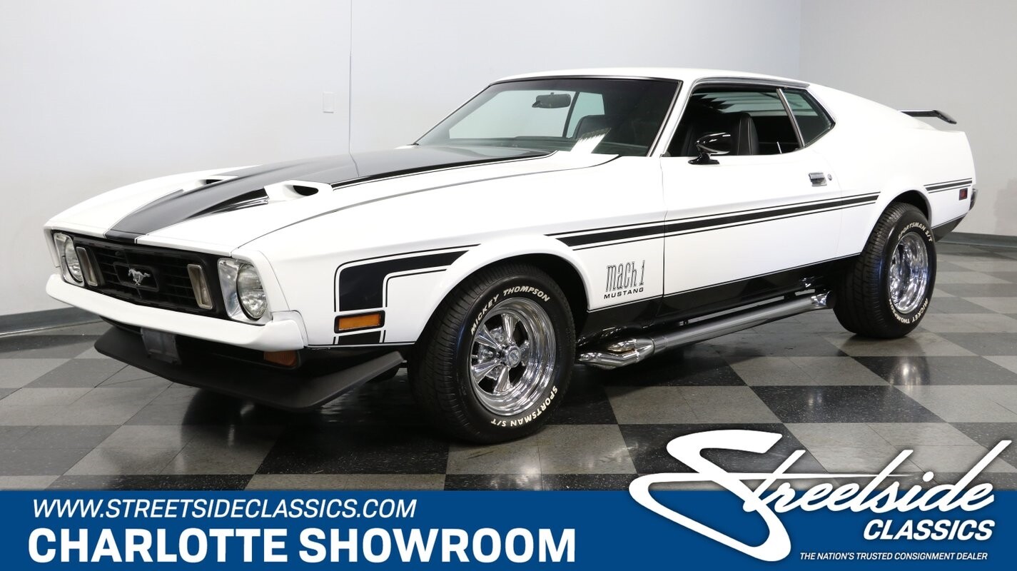 Classic Vintage Stang Pony Side Pipes Muscle Car Small Block Automatic