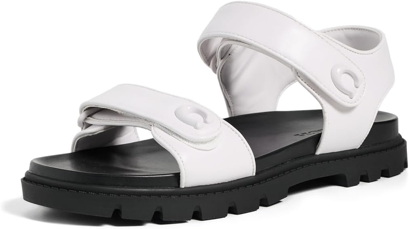 COACH Women's Brynn Leather Sandals