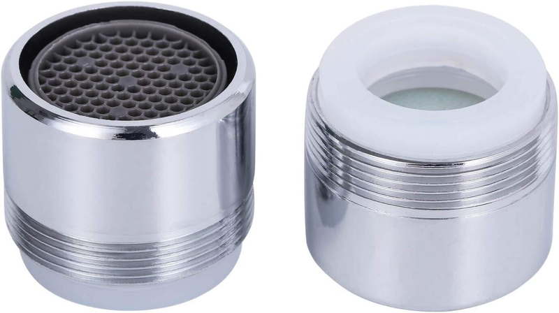 Chrome 2 Pack 2.2 GPM Sink Faucet Aerator Dual Thread, Regular/Standard Size