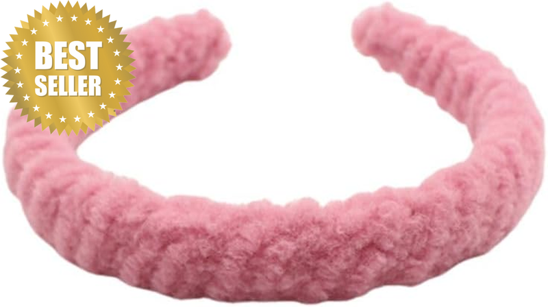Plush Furry Headband (Pink) OR29-41