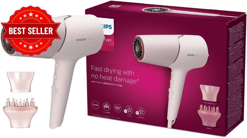 5000 Series Hair Dryer (AU Plug) Thermoshield Hair Protection, 20% Faster Drying
