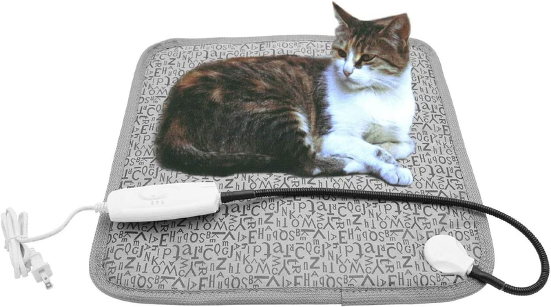 Pet Heating Pad, Dog Cat Electric Heated Blanket Mat, Temper