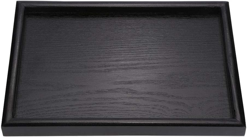 Rectangle Shape Solid Wood Tea Coffee Snack Food Meals Serving Tray Plate Restau