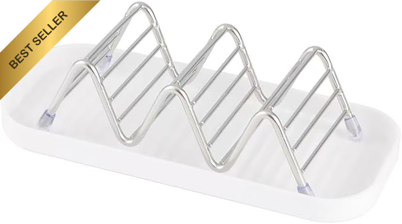 2 Tier Bar Soap Holder, W Shape Stainless Steel for Shower Soap Dish for Bathroo