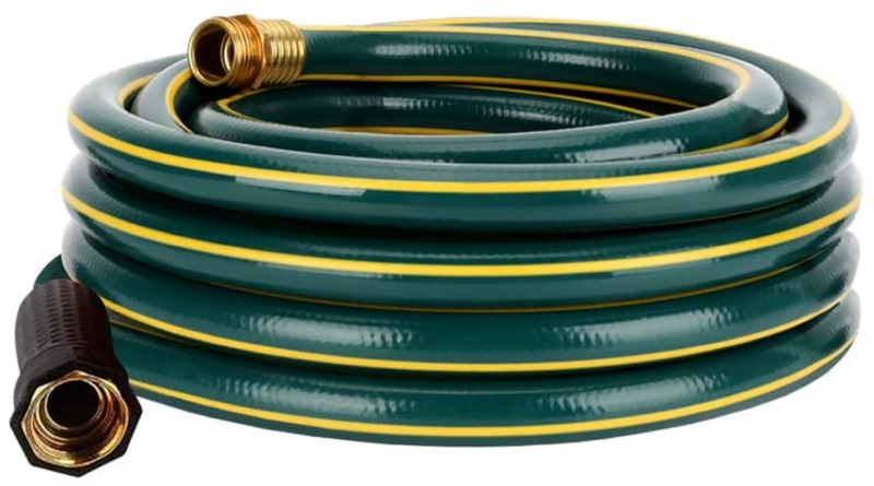 Solution4Patio 5/8 In. X 12 Ft. Short Garden Hose, No Leaking, Green Lead-In Hos