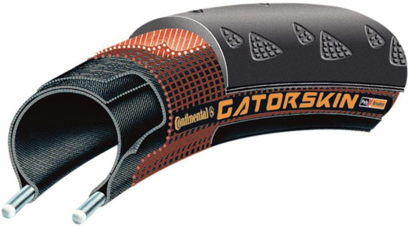 Ultra Gatorskin Bicycle Tire (700X25, Folding, Black)