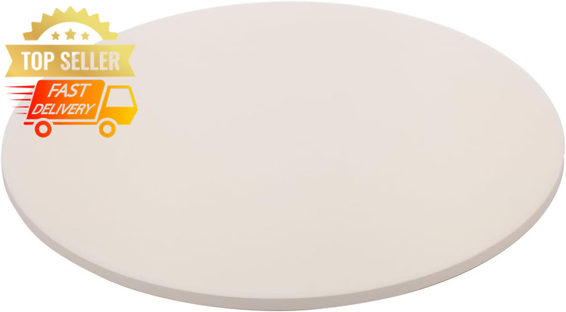 BBQ Pizza Stone 33cm - Heat Resistant, Durable, Even Heat, Crispy Crust